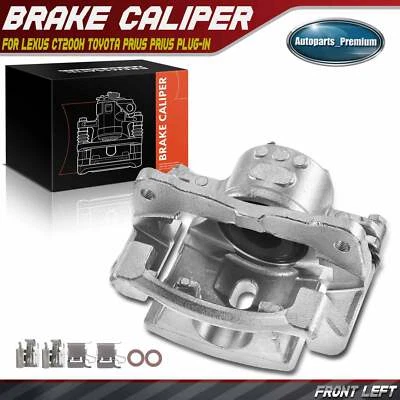 Pinza de freno de disco conductor delantero izquierdo con soporte para Lexus CT200h Toyota Prius Foto 1 de 4