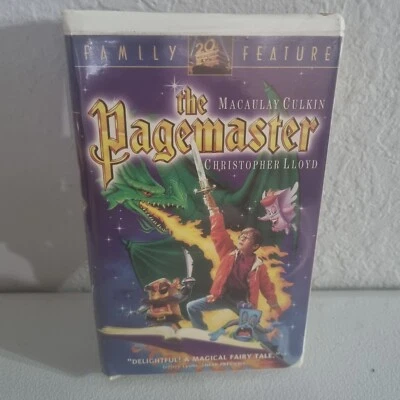 The Pagemaster VHS 1994 Magical Fairy Tale Family Feature Movie 20th Century Fox - Image 1 of 4