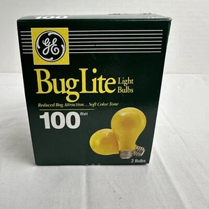 GE 100 Watt Yellow Bug Light Bulb 2-Pack - Picture 1 of 6