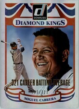 2014 Donruss Stat Line Career #9 Miguel Cabrera DK /321