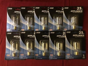 10 pk Feit Electric 25 Watt Clear T8 Tubular Appliance Bulbs Intermediate Base - Picture 1 of 2
