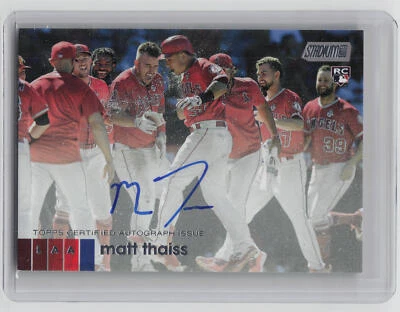 2020 Stadium Club #AMT Matt Thaiss Autographs - Image 1 of 2