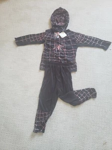 Boy Spideman/super Hero 3 Piece Costume,3/4/5/7/8 y - Picture 1 of 1