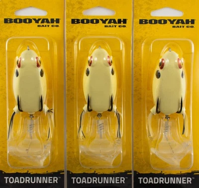 (LOTE DE 3) BOOYAH TOADRUNNER 4.5" 7/8OZ BYTR3917 HUESO CR2179 Foto 1 de 3