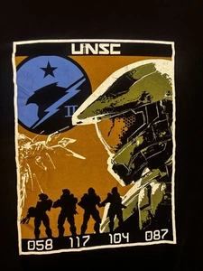 Halo UNSC Spartan Graphic Tee XL schwarz Xbox Master Chief Gamer Shirt - Bild 1 von 9