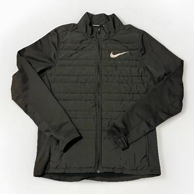 Nike Running Quilted Therma-Fit Jacket Black Size Large - Image 1 of 4
