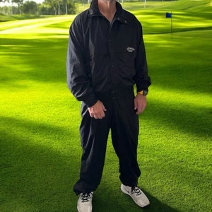 Men’s Callaway Golf Jacket AND Pants Set Black Size XL - Picture 1 of 7