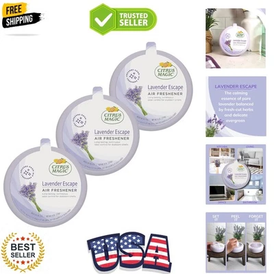 Ambientadores sólidos Lavender Escape - Paquete de 3 de 8 oz para frescura duradera Foto 1 de 4