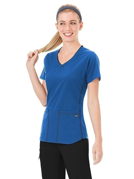 Blusa Médica Jockey para Mujer Cuello en V Crossover 2339 Foto 1 de 1