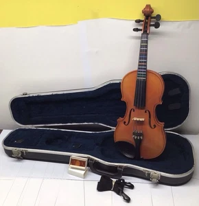 Becker 1000 3/4 13” Romania Violin Viola W/Rosin Bar, SKB case, Chin Pad NO BOW - Picture 1 of 19