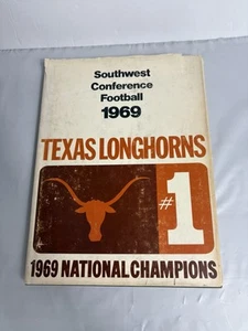 Vtg Southwest Conference Football UT Texas Longhorns National Champions 1969 - Picture 1 of 24