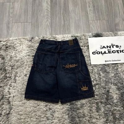 Pantalones Cortos de Jean Vintage Años 90’s Jnco Carpenter Bordados Para Hombre Talla 36 Difíciles de Encontrar RARO Foto 1 de 4