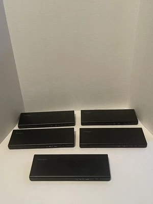 Lote de 5x Estación de Acoplamiento Universal Kensington SD4750P 4k USB C con Adaptador de CA Foto 1 de 4