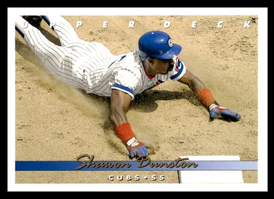 1993 Upper Deck Shawon Dunston #101 Chicago Cubs MLB béisbol  Foto 1 de 2