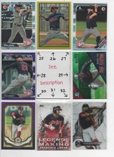 Cleveland Indians Guardians LOADED U-PICK #'d JERS AUTO RC LINDOR RAMIREZ BIEBER