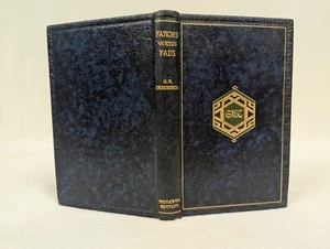 Vintage c1926 HC ~ Fancies Versus Fads ~ G. K. Chesterton ~ Minerva Edition - Picture 1 of 9
