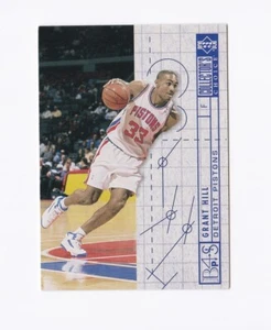 1994-95 Collector's Choice International German #379 Grant Hill BP Pistons Duke - Picture 1 of 2