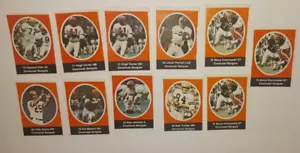 Lote de 11 estampillas de fútbol americano Sunoco NFL 1972 del equipo de Cincinnati Bengals - Imagen 1 de 10