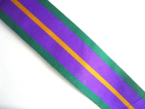 MEDAL RIBBON FULL SIZE - 10" LENGTH - ACCUMULATED SERVICE MEDAL ACSM - Picture 1 of 1