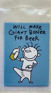 "...Beer" (Gag Magnet) (New in Sealed Baggie) (Spenser Gifts 1999) - Picture 1 of 2