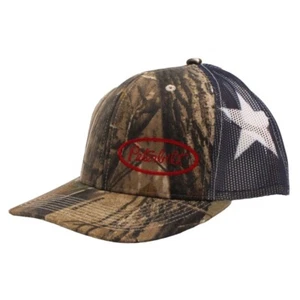Sombrero de camionero Peterbilt - CAMUFLAJE / Bandera de Texas KATY Snap Back Sombrero - Imagen 1 de 4