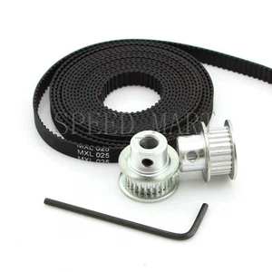 2 piezas polea de sincronización tipo MXL 25 dientes 6 mm diámetro 7 mm motor paso a paso + correa de 2 m - Imagen 1 de 3