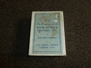 Vintage pack playing cards - Boiler Setters & Erections Ltd - - Picture 1 of 2