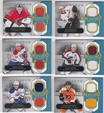 2013-14 Artifacts Treasured Swatches Jerseys Blue  Card Lot (6)     *J170