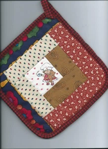Happy Chef Campbell Kid HOTPAD handmade POT HOLDER Teddy Bear Tea Christmas Gift - Picture 1 of 3