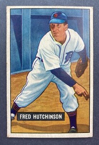 1951 Bowman #141 Fred Hutchinson (Detroit Tigers)    (A)