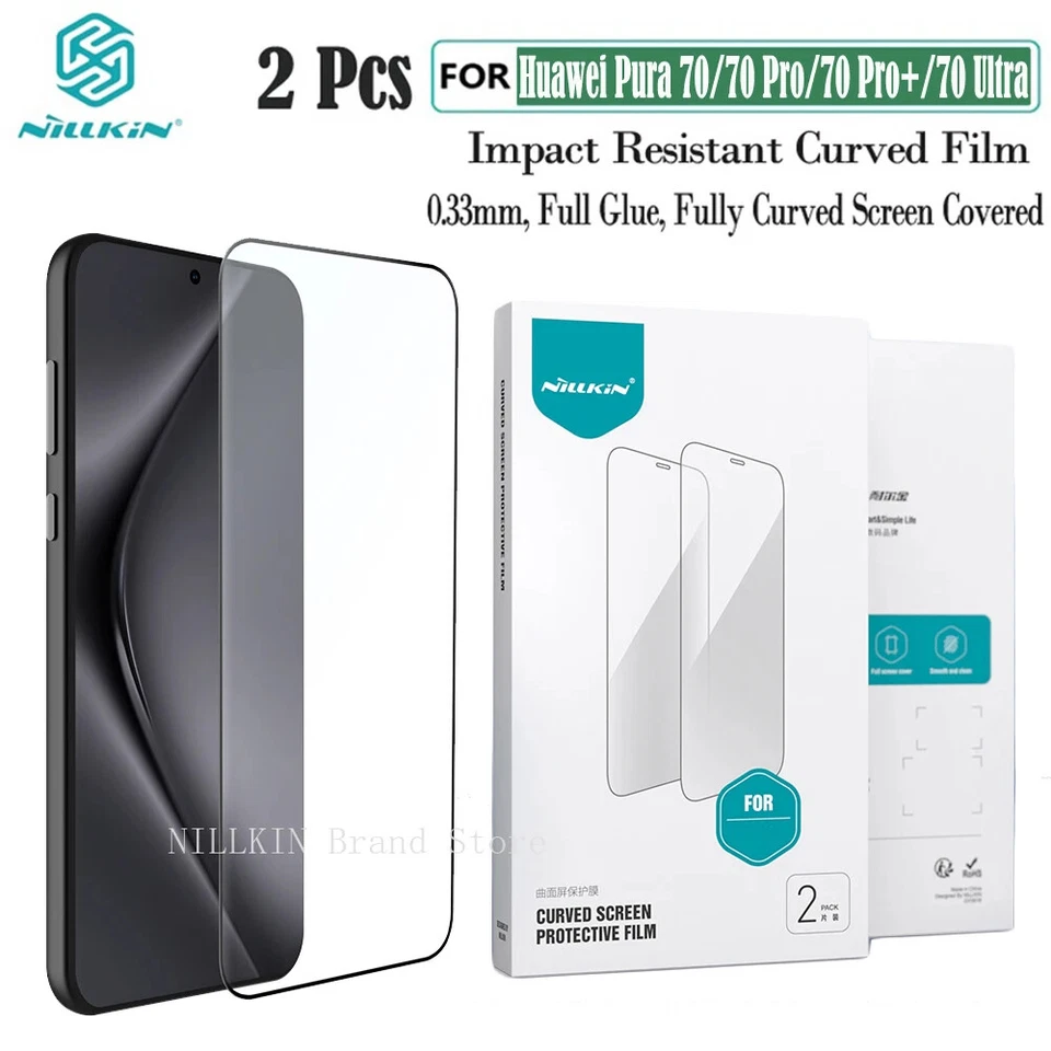 Nillkin Anti-Shatter Fr Huawei Pura 70 Ultra Pro 3D Curved Film Screen Protector - Image 1 of 4