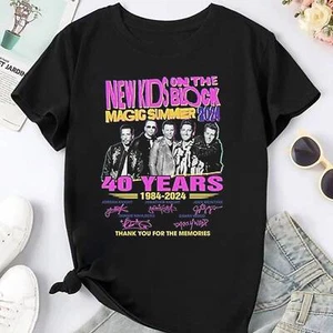 Vintage NKOTB 40 Years T-Shirt, New Kids on the Block The Magic Summer Tour 2024 - Picture 1 of 3
