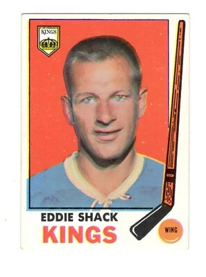 1969-70 TOPPS HOCKEY #106 Eddie Shack L A Kings "Rare Print Error" - Image 1 of 2