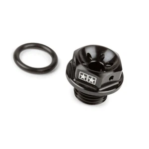 TAPPO OLIO ALLUMINIO STAGE6 M14 X 1,5 TESTA ESAGONALE MINARELLI NERO - Imagen 1 de 2