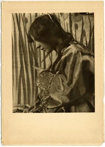 Felix Benedict Herzog, "Angela" Octubre 1905, Cámara Original Trabajo XII Fotograbado - Imagen 1 de 2