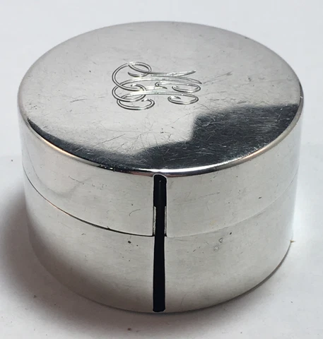 Tiffany Sterling Silver Stamp Box / Dispencer Cover