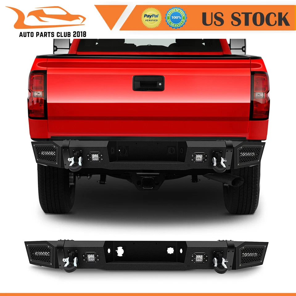 Rear Step Bumper Assembly For 2011-2014 Chevy Silverado 2500 3500 HD Foto 1 de 1