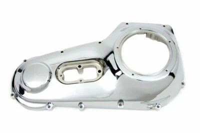 Cubierta primaria exterior cromada solo para Harley Davidson de V-Twin Foto 1 de 2