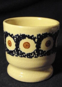 Boleslawiec Polish Pottery Toothpick holder blue brown beige - Picture 1 of 4