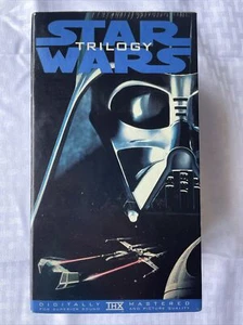 Star Wars Trilogy VHS Tape A New Hope Empire Strikes Back & Return of the Jedi - Picture 1 of 5
