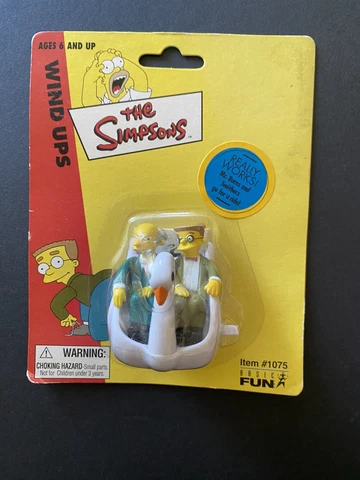 Vintage The Simpson 2002 Mr Burns And Smithers Toy Wind Ups Hard To Find Cover