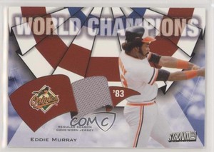 2002 Topps Stadium Club World Champions Relics Eddie Murray #WC-EM2 HOF