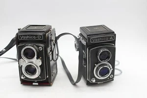 Cámaras fotográficas vintage F x2 Yashica TLR inc Yashica A & D - no probadas - Imagen 1 de 5