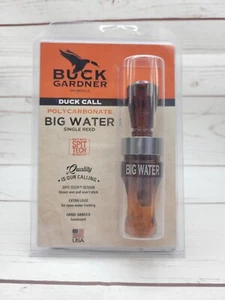 Duck Call Buck Gardner Big Water Single Reed Polycarbonate Spit-Tech Reliability - Picture 1 of 8