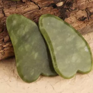 Natural Jade Gua Sha Board Facial Body Massage Chinese Medicine Scraping Tool - Picture 1 of 18