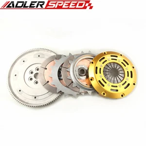 ADLERSPEED Racing Clutch Twin Disc Kit For 1992-2005 HONDA CIVIC D15 D16 D17 - Picture 1 of 4