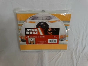 Disney Star Wars BB-8 Kids Wearable Party Hats 32 Pack Sealed BNIP - Picture 1 of 3