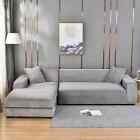 Velvet Sofa Cover for Living Room Corner Stretch Elastic Protector Slipcovers