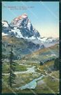 Aosta Valtournenche Bacino del Breuil Cervino cartolina MT2813