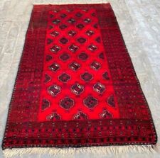High quality Afghan Hand knotted Rug Boho Rug Turkoman Rug Home Decor Rug,4x7 ft